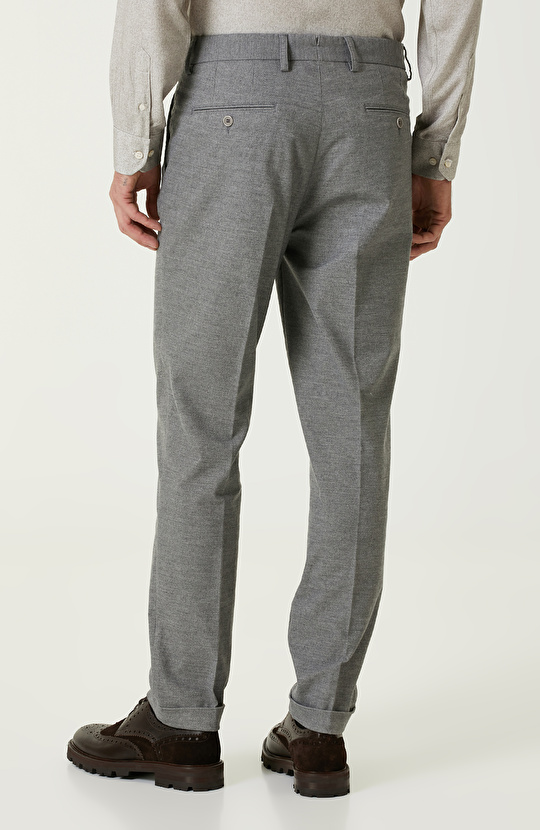 Gri Comfort Örme Pantolon