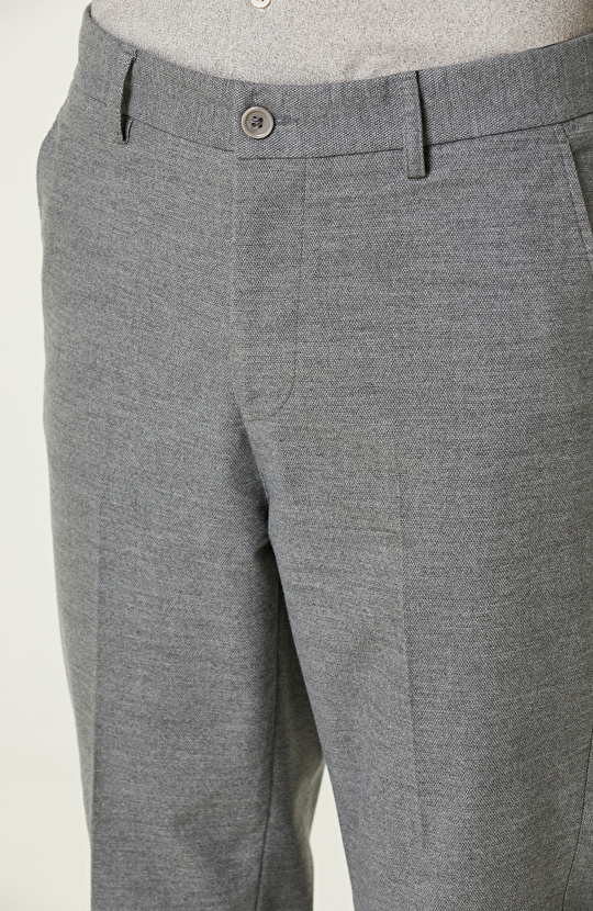 Gri Comfort Örme Pantolon