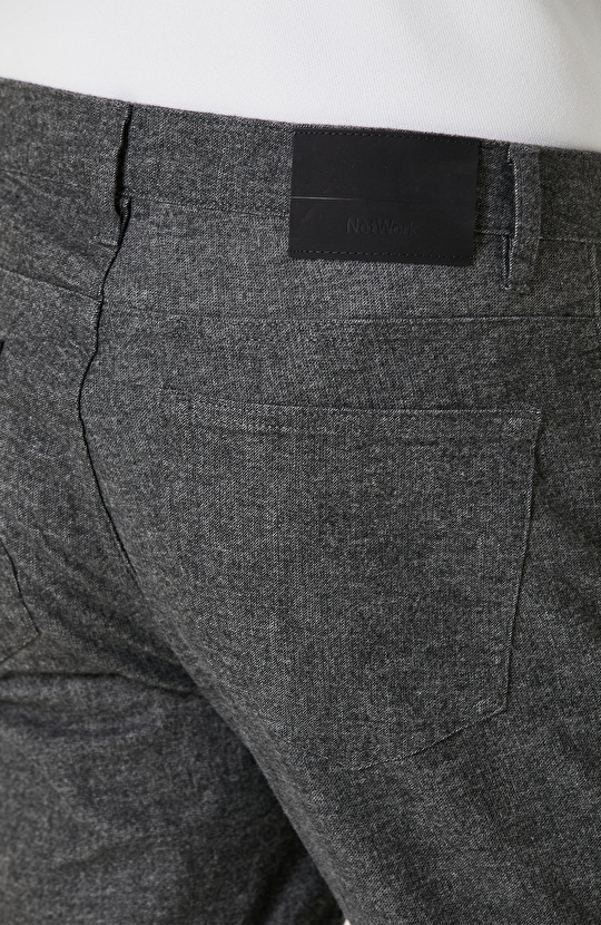 Gri Melanj Casual Pantolon