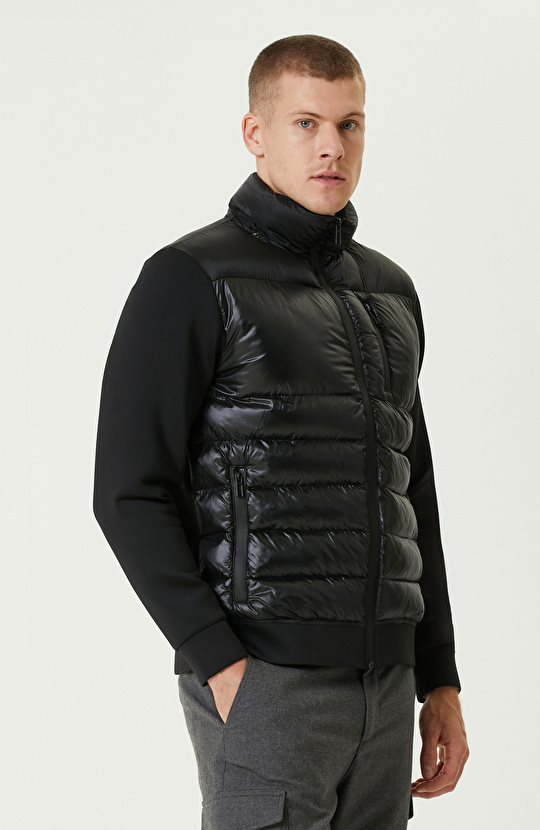 Siyah N-Tech Puffer Mont