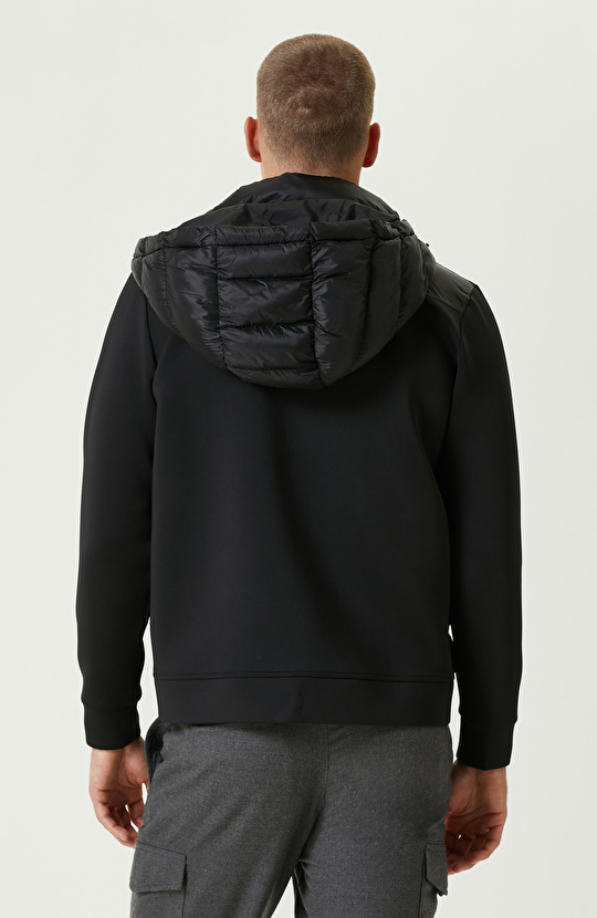 Siyah N-Tech Puffer Mont