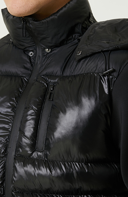 Siyah N-Tech Puffer Mont