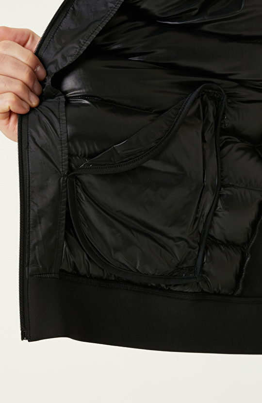 Siyah N-Tech Puffer Mont
