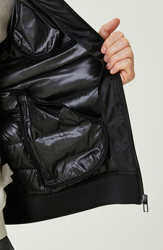 Siyah N-Tech Puffer Mont