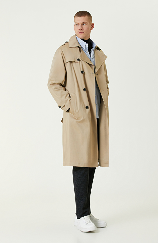 Mavi Comfort Fit Çizgili Gömlek