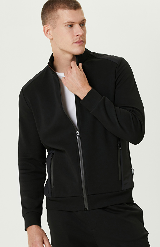 Siyah N-Tech Scuba SweaTshirt