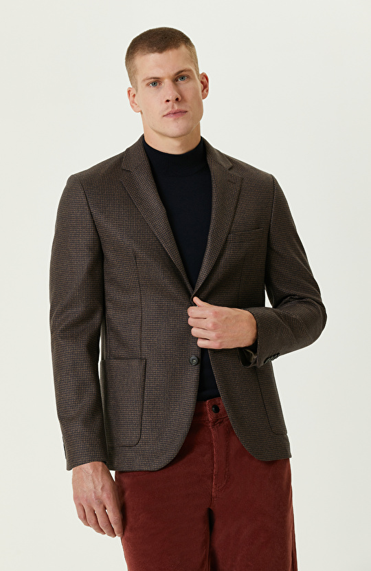 Kahverengi Yün Ceket