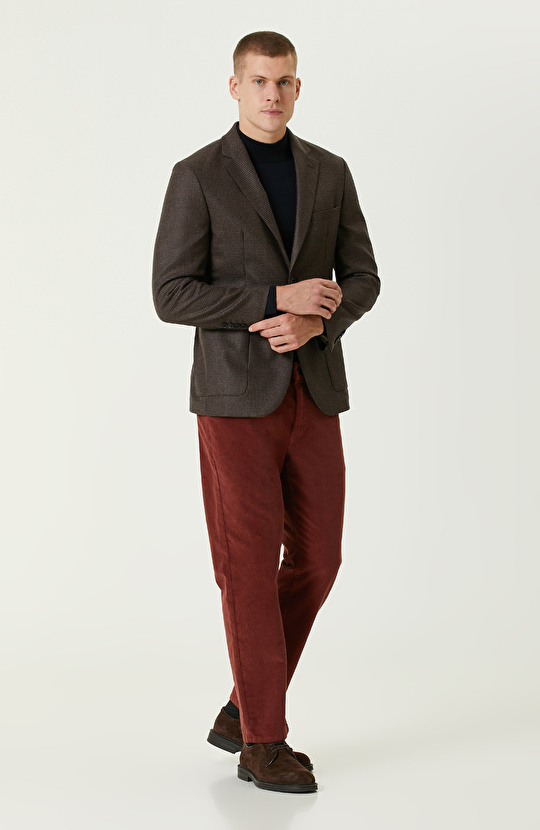 Kahverengi Yün Ceket