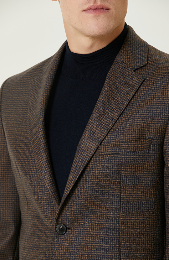 Kahverengi Yün Ceket