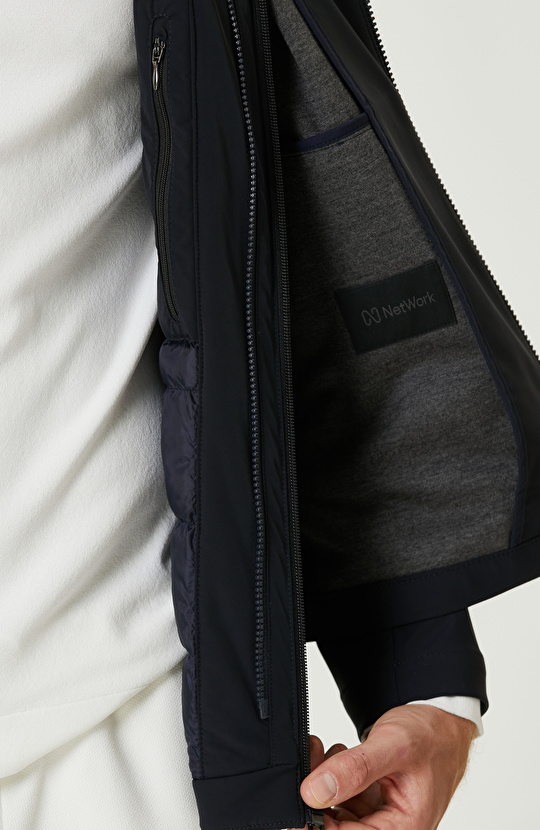 Lacivert N-Tech Yelek Olabilen Mont