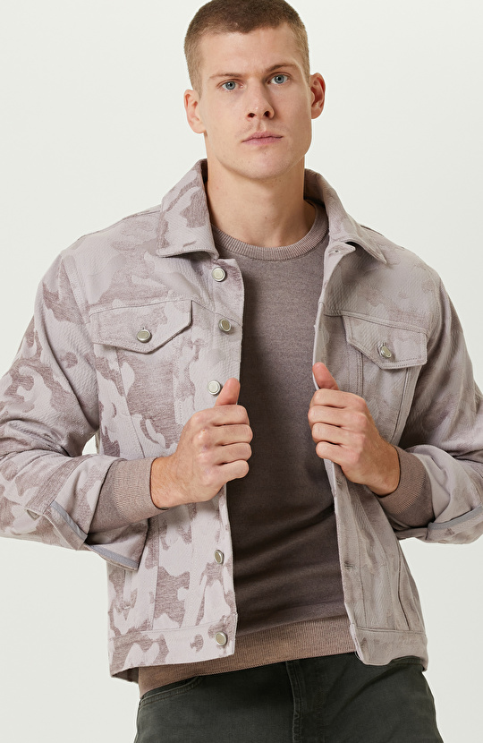 Pembe Kamuflaj Desenli Comfort Mont