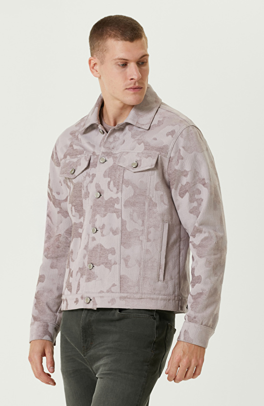 Pembe Kamuflaj Desenli Comfort Mont