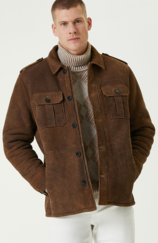 Kahverengi Deri Kaban