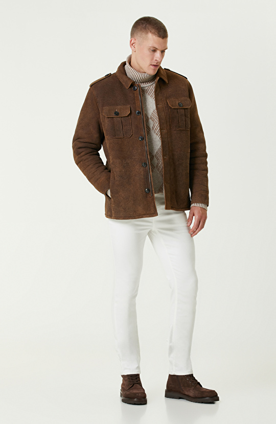 Kahverengi Deri Kaban