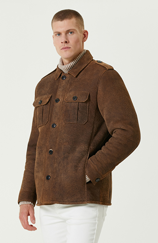 Kahverengi Deri Kaban