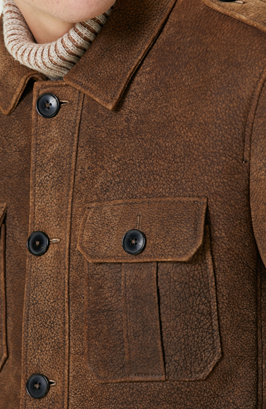 Kahverengi Deri Kaban