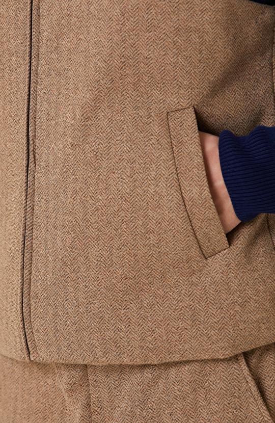 Camel  Limited Kaşmir Karışımlı Causal Yelek