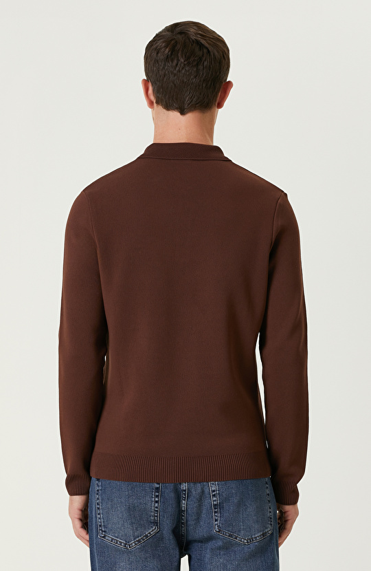 Acı Kahverengi Polo Kazak