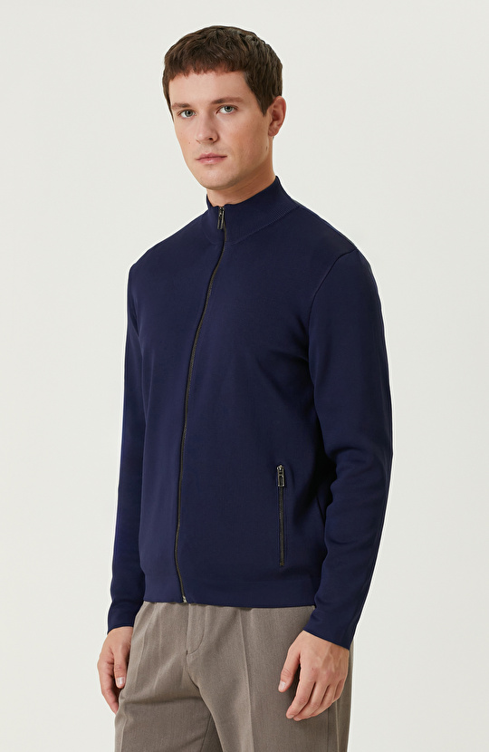 Lacivert Triko Hırka