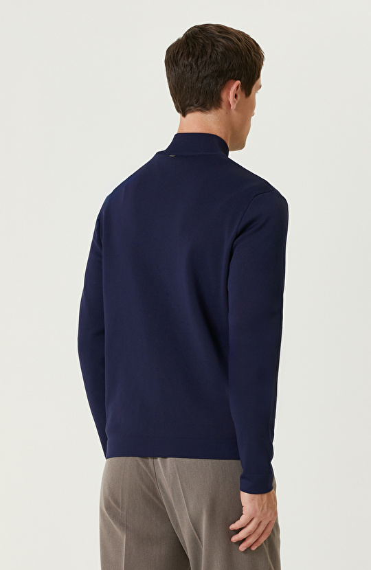 Lacivert Triko Hırka