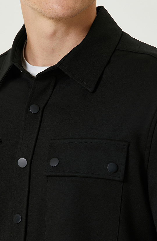 Siyah Dış Gömlek