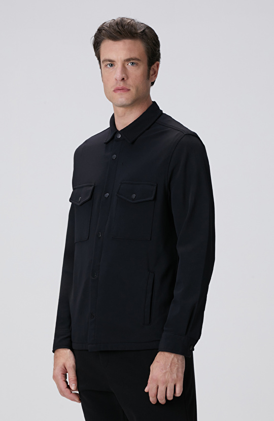 N-Tech Siyah Dış Gömlek