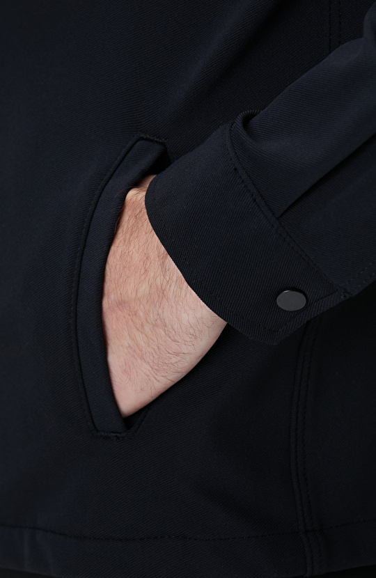 N-Tech Siyah Dış Gömlek