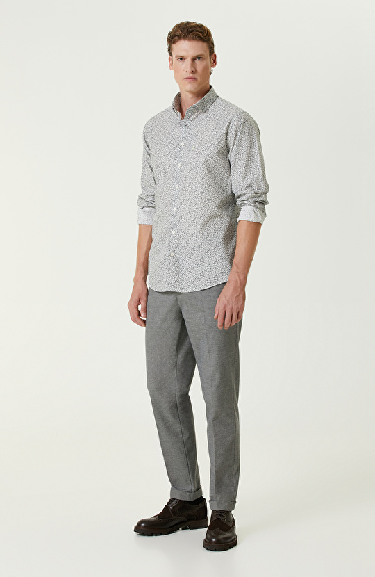 Taş Desenli Gömlek