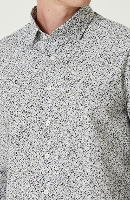 Taş Desenli Gömlek