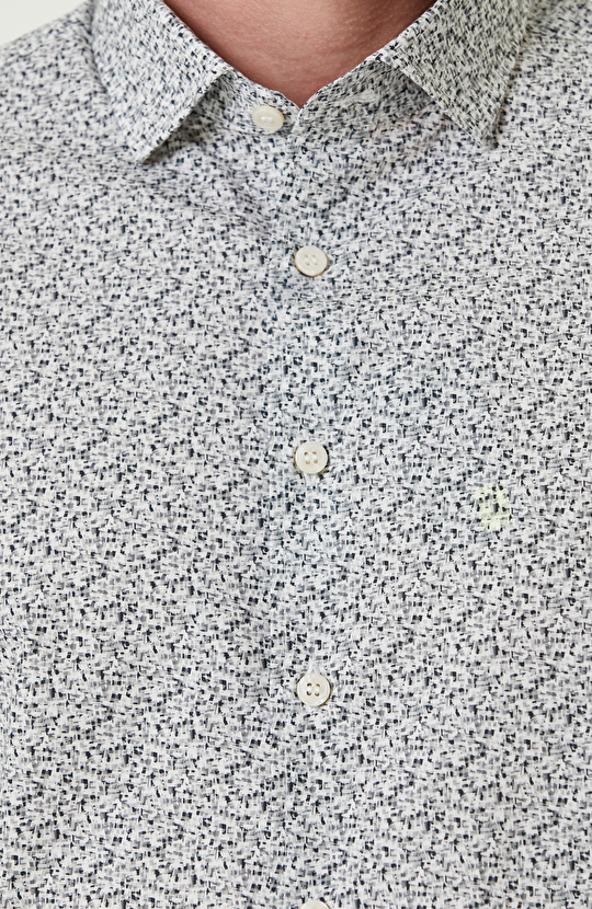 Taş Desenli Gömlek