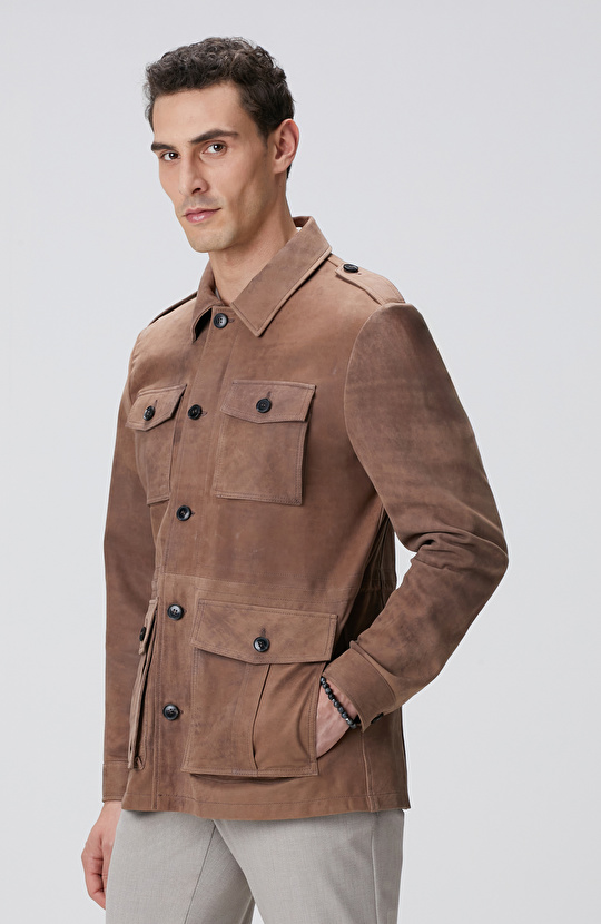 Kahverengi Deri Mont