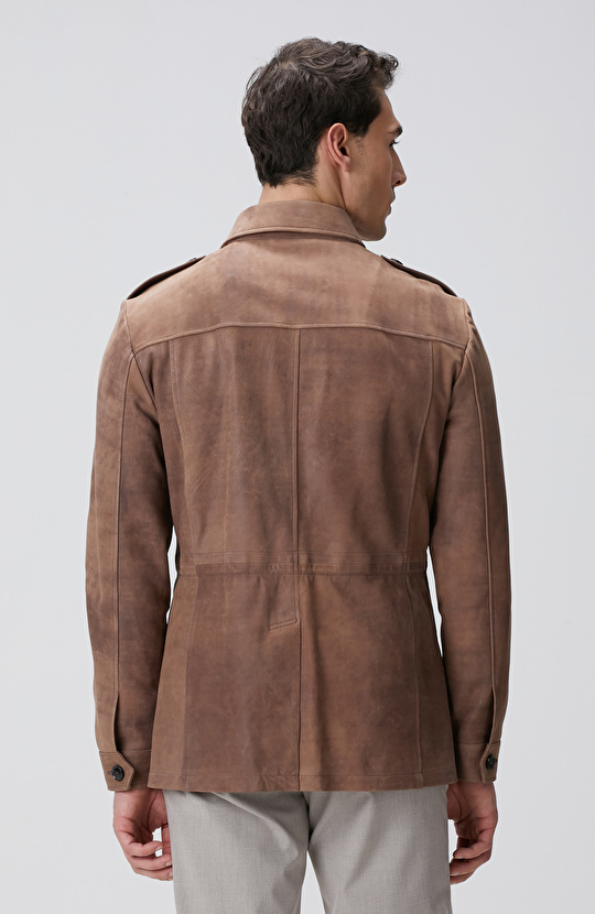 Kahverengi Deri Mont