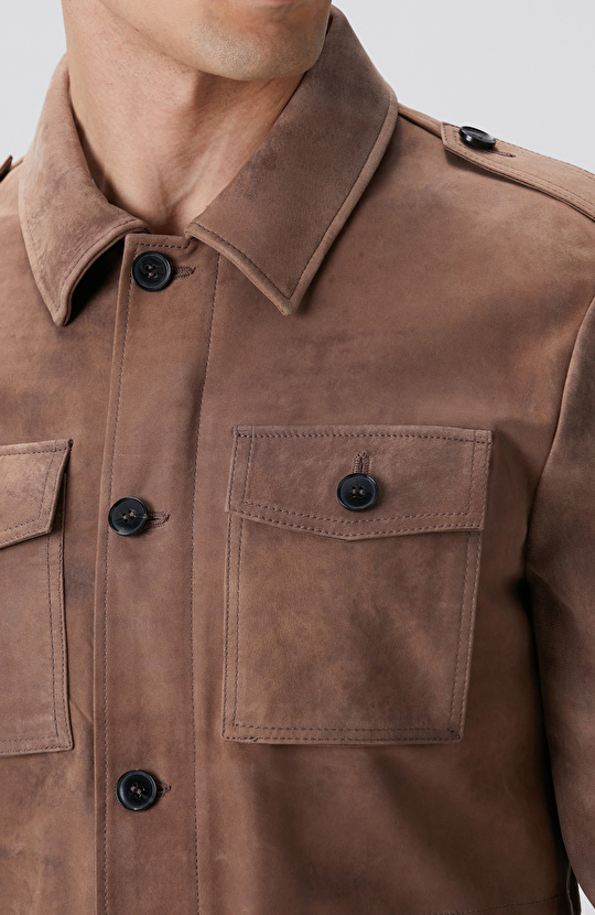 Kahverengi Deri Mont