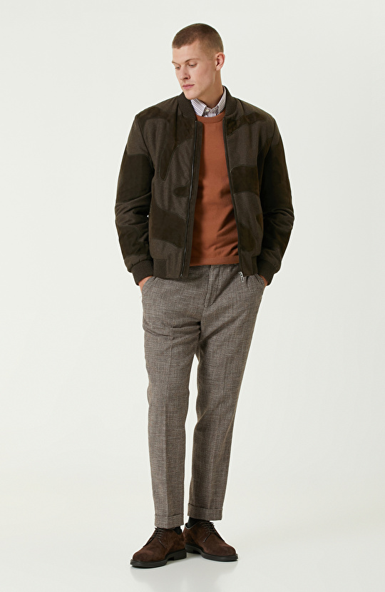 Bordo  Çizgili Gömlek