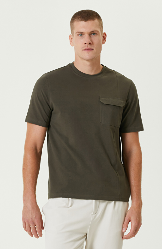 Haki N-Tech Cepli Tshırt