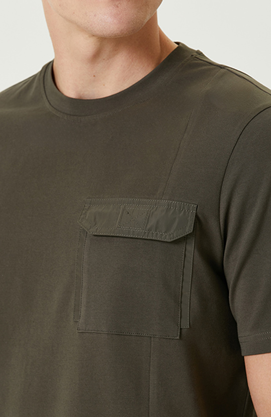 Haki N-Tech Cepli Tshırt