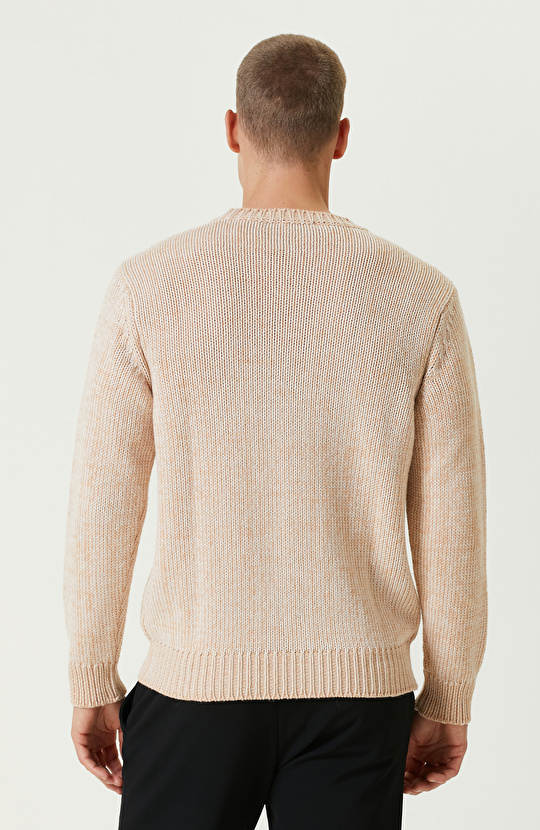 Somon Rengi Limited Kaşmir Karışımlı Triko Kazak