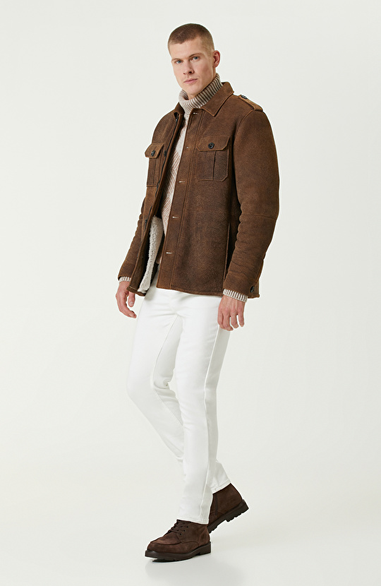 Bej Limited Balıkçı Yaka Triko Kazak