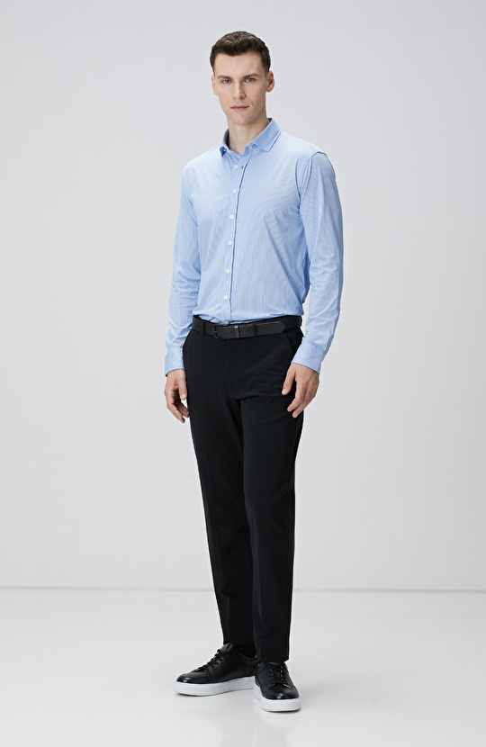 Siyah N Tech Yan Pantolon