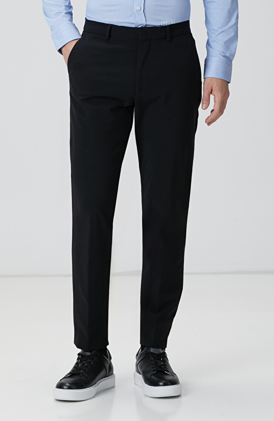 Siyah N Tech Yan Pantolon