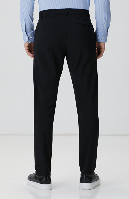 Siyah N Tech Yan Pantolon