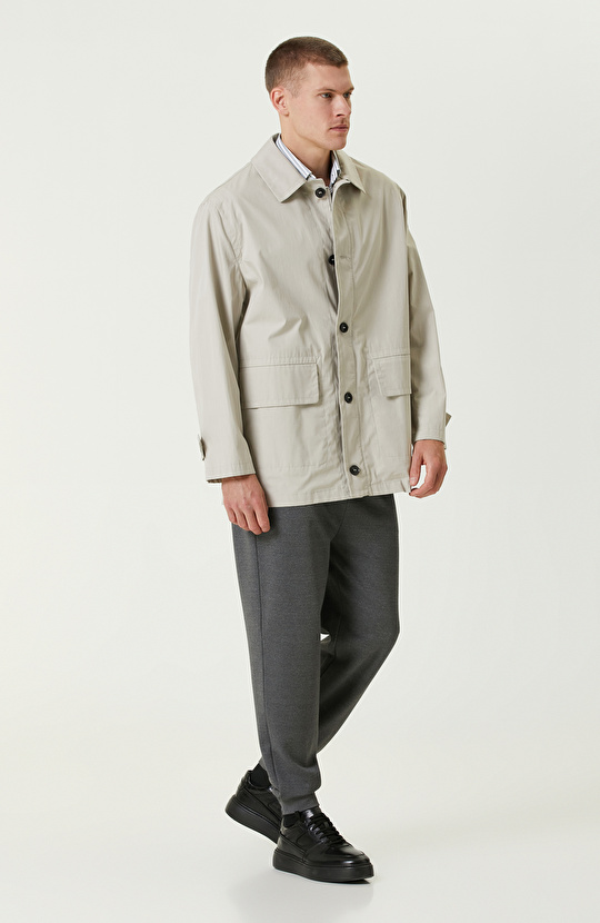 Siyah Beyaz Çizgili Gömlek