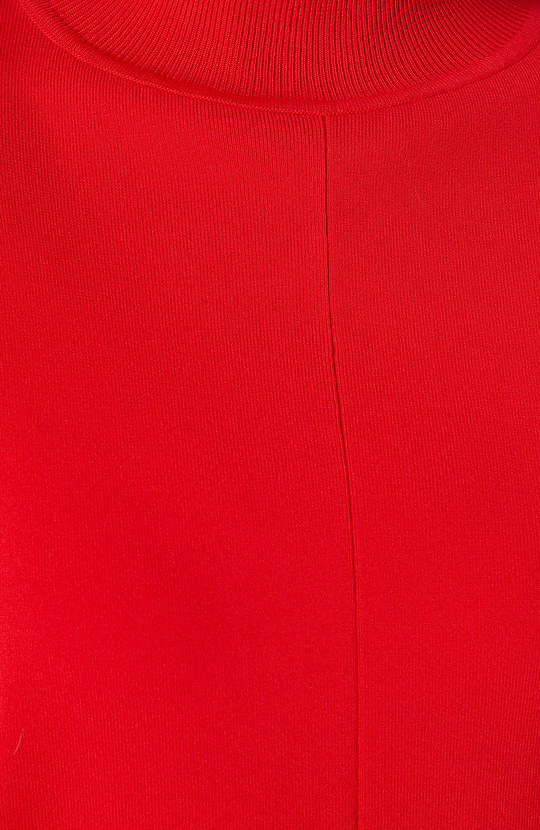 Kırmızı Rahat Kalıp Basıc Triko Kazak