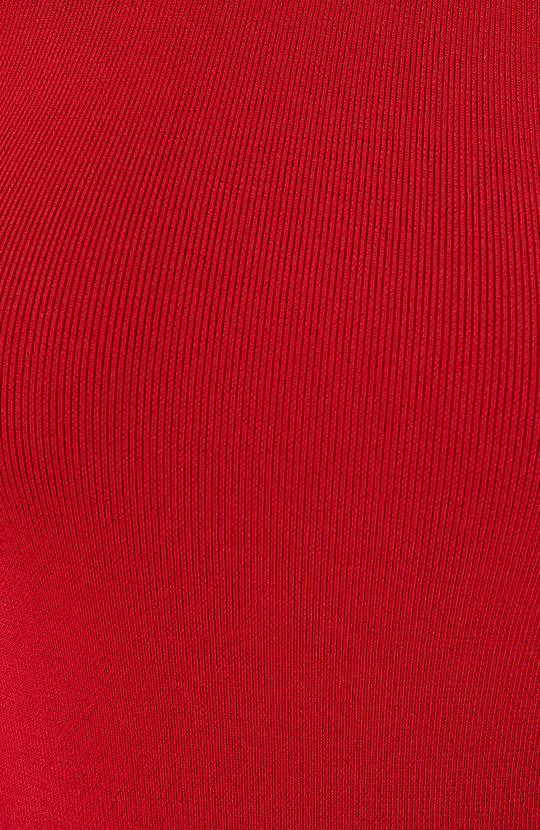 Kırmızı Yüzücü Form Basic Triko