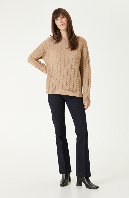 Camel Limited Yün Kaşmir Karışımlı Triko Kazak