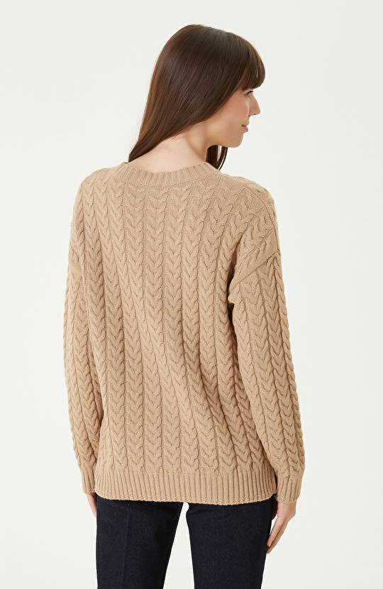 Camel Limited Yün Kaşmir Karışımlı Triko Kazak