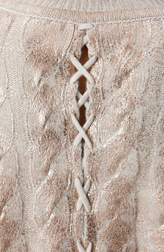 Bej Limited Varaklı Kazak