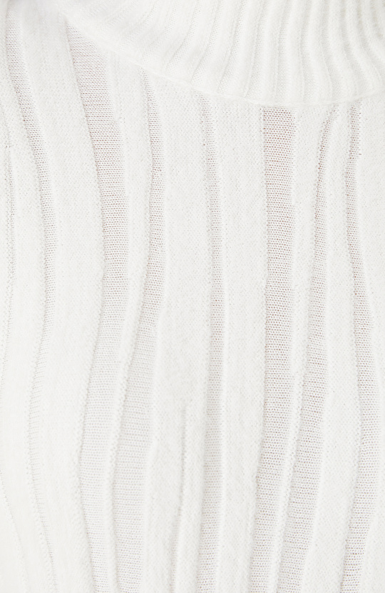 Off-White Soft Textured Knit Sweater