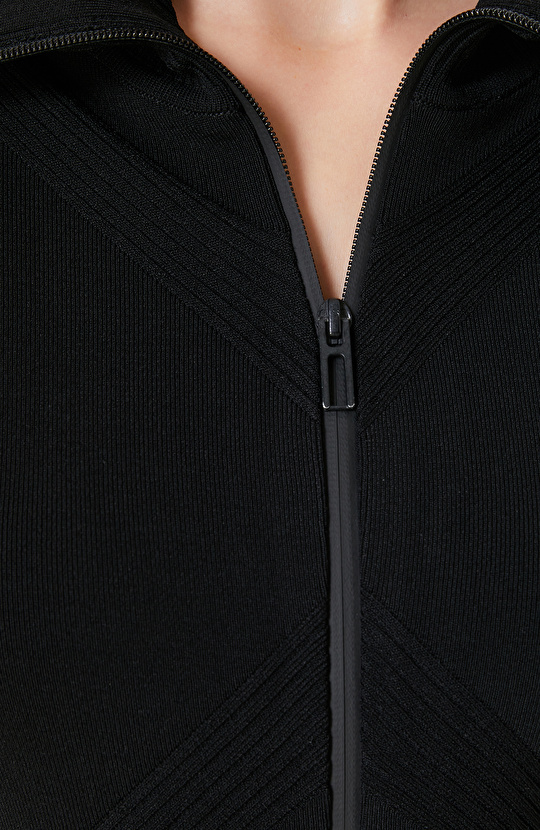 Siyah N-Tech Triko Ceket