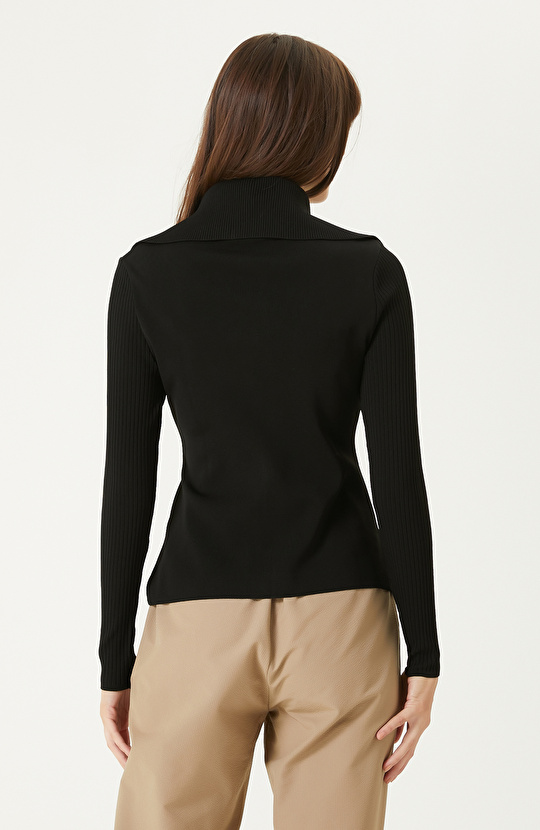 Siyah N-Tech Triko Ceket